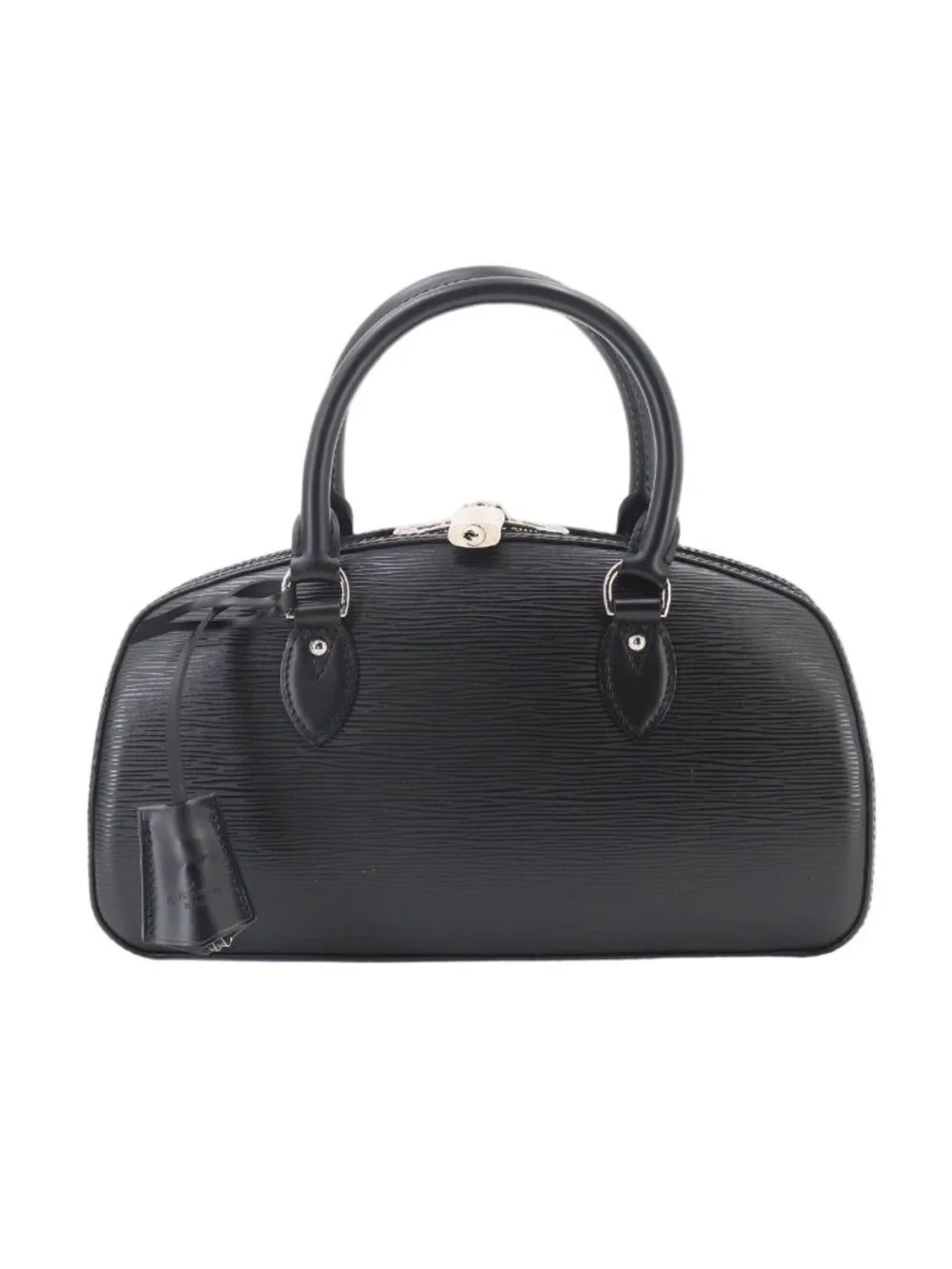 Louis Vuitton Epi Jasmine Hand Bag Leather Noir Black Silver